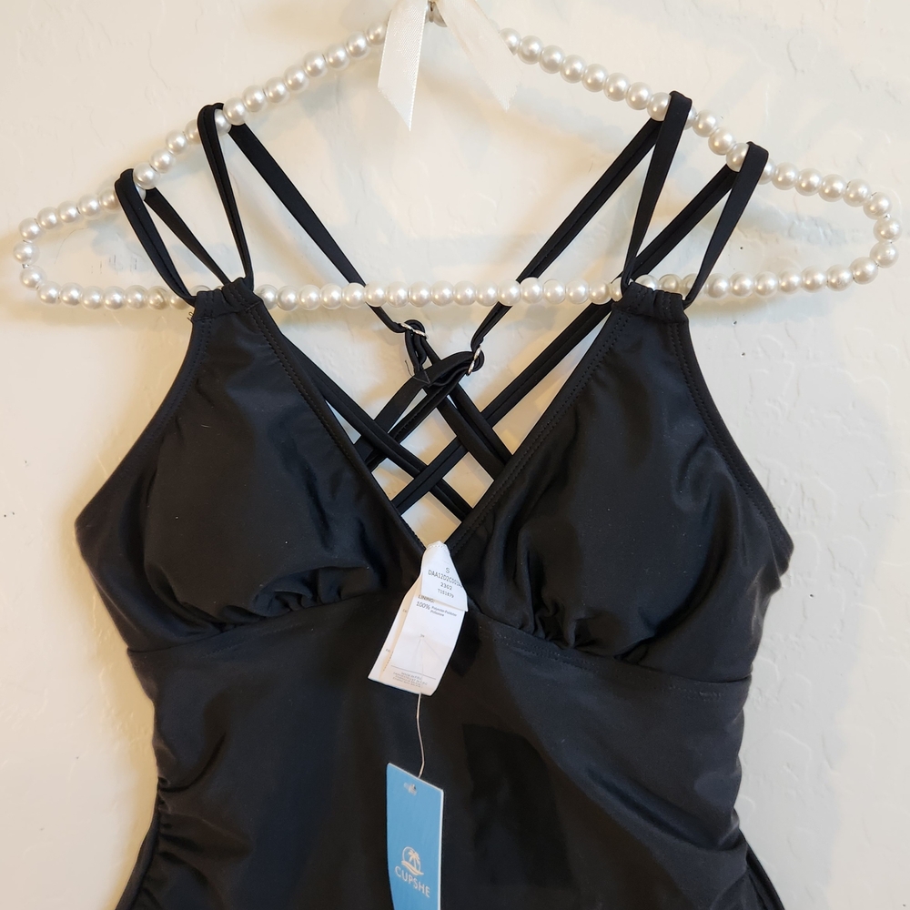 Black Strappy Swimsuit